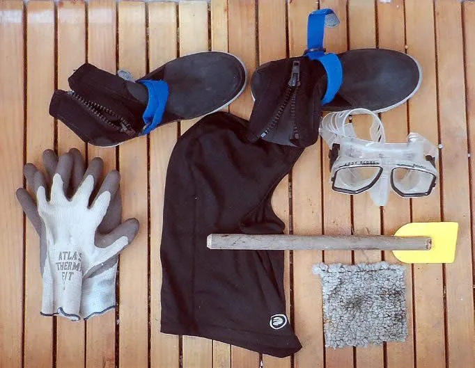 protective gear for barnacle cleaning protective gear